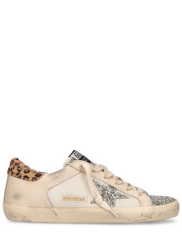 Mm Super-star Mesh & Leather Sneakers - GOLDEN GOOSE - Modalova