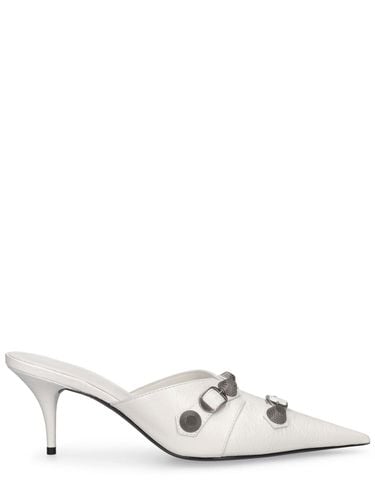 Mm Cagole Leather Mule Pumps - BALENCIAGA - Modalova