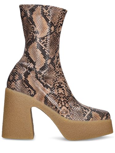 Mm Skyla Python Print Ankle Boots - STELLA MCCARTNEY - Modalova