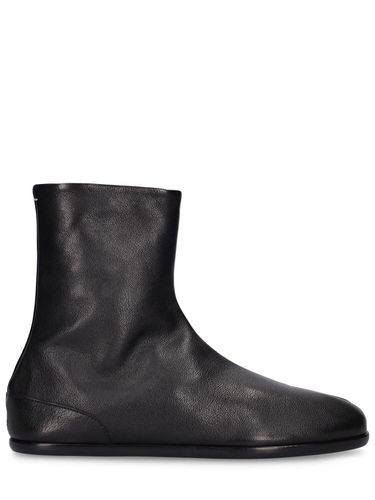 Tabi Brushed Leather Boots - MAISON MARGIELA - Modalova