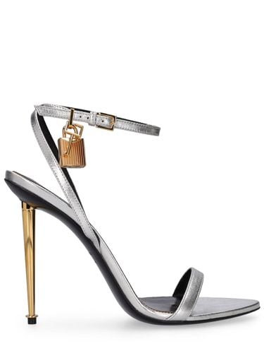 Mm Padlock Metallic Leather Sandals - TOM FORD - Modalova