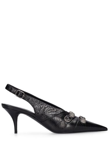 Mm Cagole Leather Slingback Pumps - BALENCIAGA - Modalova