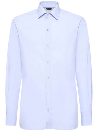 Poplin Slim Fit Shirt - TOM FORD - Modalova