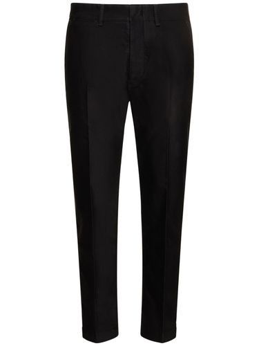 Compact Cotton Chino Pants - TOM FORD - Modalova