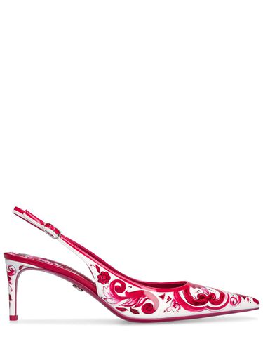 Mm Hohe Pumps Aus Leder „lollo“ - DOLCE & GABBANA - Modalova