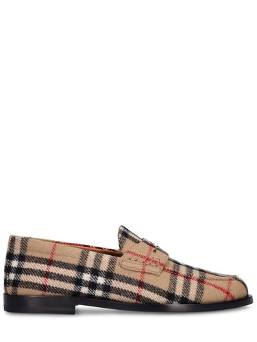 Mm Hackney Wool Loafers - BURBERRY - Modalova