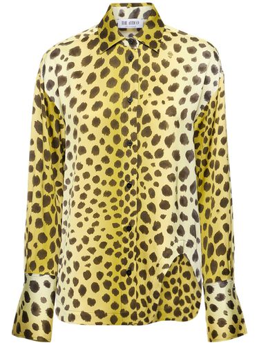 Eliza Relaxed Printed Satin Shirt - THE ATTICO - Modalova