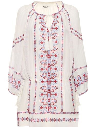 Vestido De Algodón Con Estampado - MARANT ETOILE - Modalova