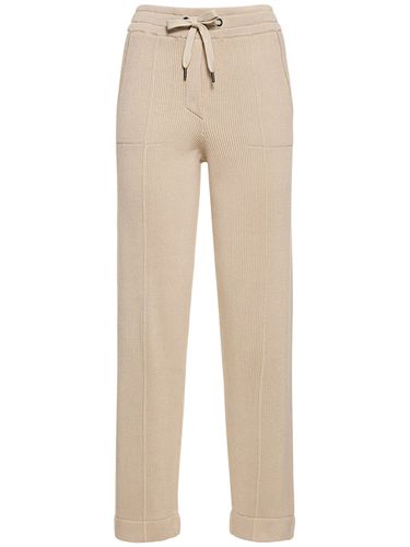 Cotton Knit Jogger Pants - BRUNELLO CUCINELLI - Modalova