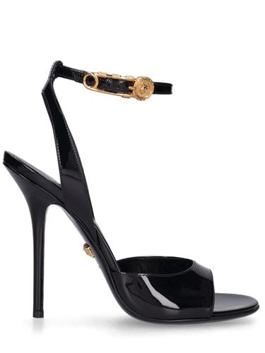 Mm Hohe Sandalen Aus Leder - VERSACE - Modalova