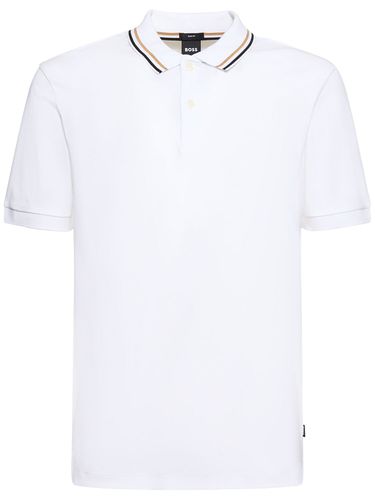 Penrose Cotton Piqué Polo - BOSS - Modalova