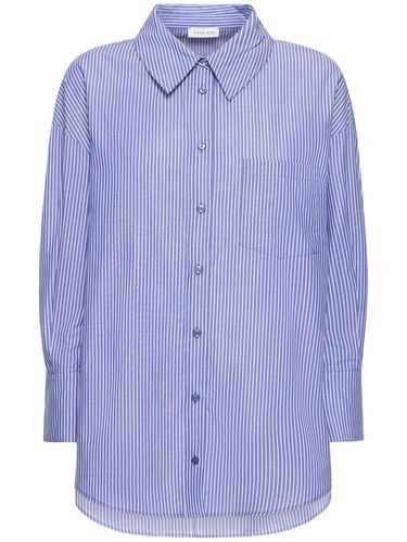 Mika Pinstriped Cotton Shirt - ANINE BING - Modalova