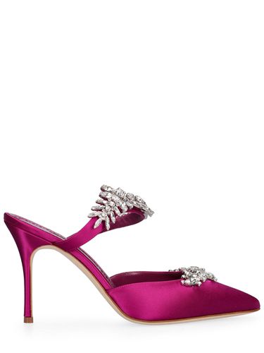 Mm Lurum Satin Mules - MANOLO BLAHNIK - Modalova