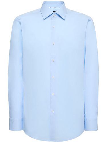 Hank Cotton Poplin Shirt - BOSS - Modalova