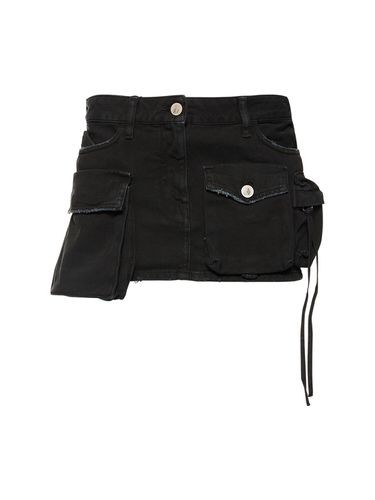 Fern Denim Cargo Mini Skirt - THE ATTICO - Modalova