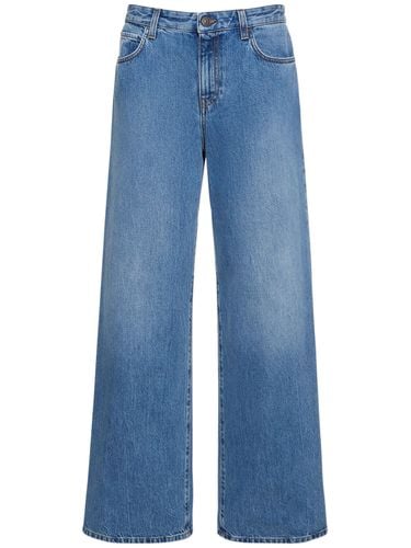 Jeans Larghi Eglitta In Denim Di Cotone - THE ROW - Modalova