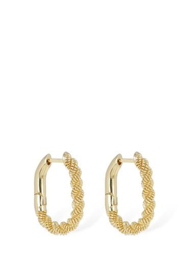 Grace Hoop Earrings - FEDERICA TOSI - Modalova