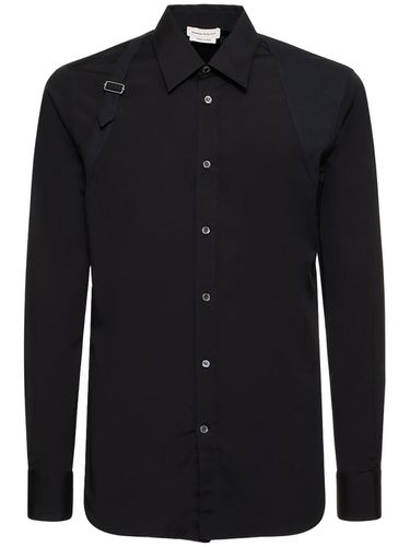 Stretch Cotton Shirt W/ Harness - ALEXANDER MCQUEEN - Modalova