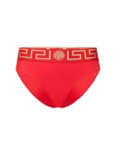 Bikinislip Mit Logo - VERSACE - Modalova