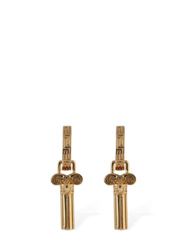 Greek Temple Earrings - VERSACE - Modalova