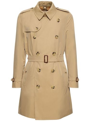 Trenchcoat Aus Baumwolle "kensington" - BURBERRY - Modalova