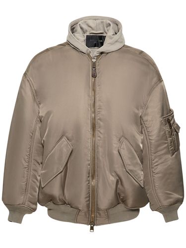 All In Nylon Bomber Jacket - BALENCIAGA - Modalova