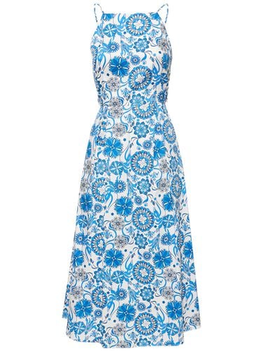 Goretti Printed Cotton Midi Dress - BORGO DE NOR - Modalova