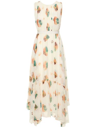 Sarai Printed Silk Midi Dress - ULLA JOHNSON - Modalova