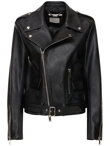 Faux Leather Biker Jacket - STELLA MCCARTNEY - Modalova