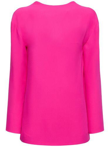 Silk Cady Couture Top - VALENTINO - Modalova