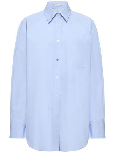 Cotton Poplin Wide Sleeve Shirt - STELLA MCCARTNEY - Modalova