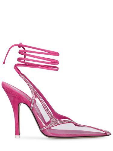 Mm Pumps Aus Wildleder & Pvc „venus Chrome“ - THE ATTICO - Modalova