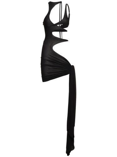 Jersey Cutout Mini Dress - MUGLER - Modalova