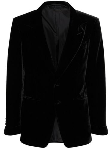 Blazer De Terciopelo De Viscosa - TOM FORD - Modalova