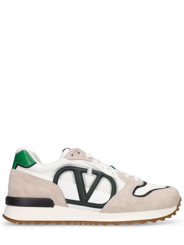 Logo Leather Low Top Sneakers - VALENTINO GARAVANI - Modalova