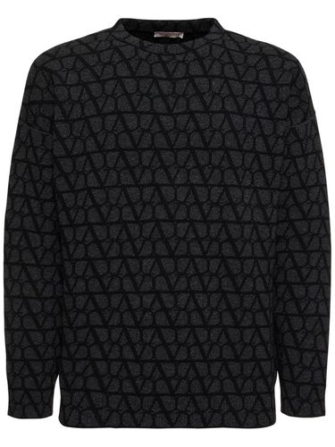 Toile Iconographe Wool Crewneck Sweater - VALENTINO - Modalova