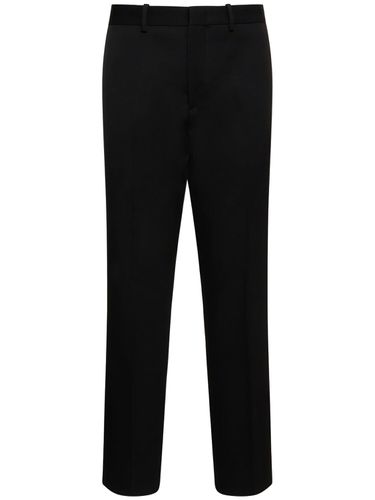 Regular Fit Straight Wool Pants - JIL SANDER - Modalova