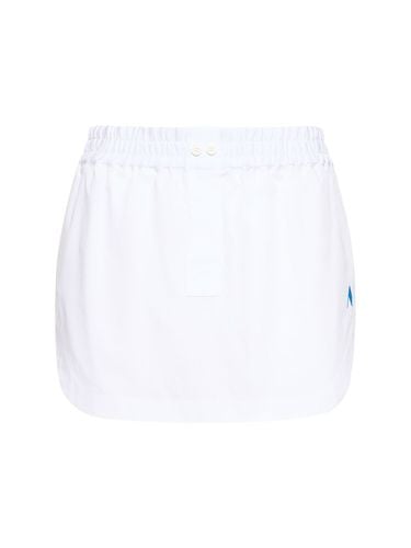 Rooney Cotton Poplin Mini Skirt - THE ATTICO - Modalova