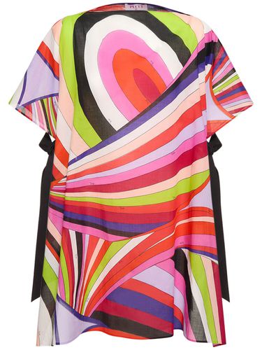 Iride Printed Voile Mini Kaftan Dress - PUCCI - Modalova