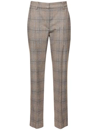 Prince Of Wales Wool Blend Pants - BRUNELLO CUCINELLI - Modalova