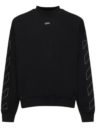 Off Stitch Skate Cotton Sweatshirt - OFF-WHITE - Modalova