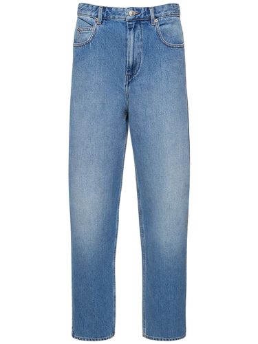 Corsy Cotton Denim Wide Jeans - MARANT ETOILE - Modalova