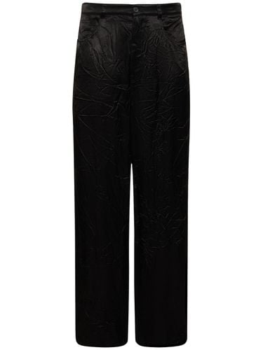 Baggy Viscose Blend Pants - BALENCIAGA - Modalova