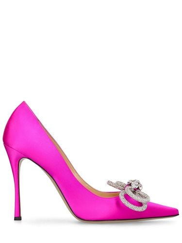 Mm Hohe Pumps Aus Satin „double Bow“ - MACH & MACH - Modalova