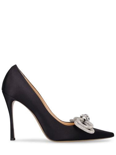 Mm Double Bow Satin Pumps - MACH & MACH - Modalova