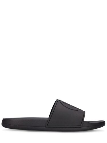 Isla Rubber Slide Sandals - ANINE BING - Modalova