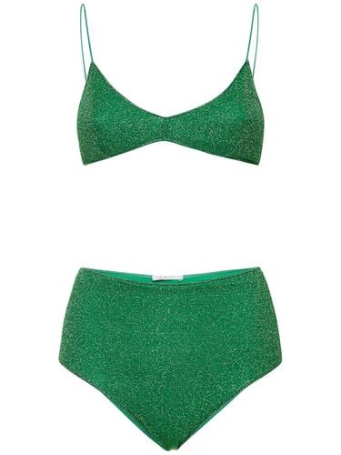 Lumiere High Rise Lurex Bikini Set - OSÉREE SWIMWEAR - Modalova