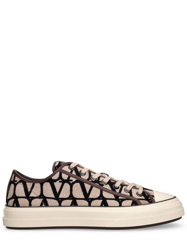 Toile Iconographe Low Top Sneakers - VALENTINO GARAVANI - Modalova