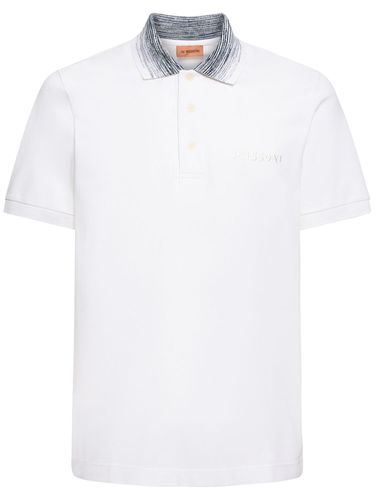 Dyed Cotton Piquet Polo - MISSONI - Modalova