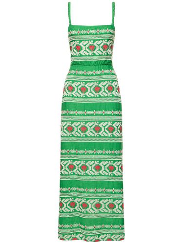 Riberena Embroideredcanvas Long Dress - JOHANNA ORTIZ - Modalova